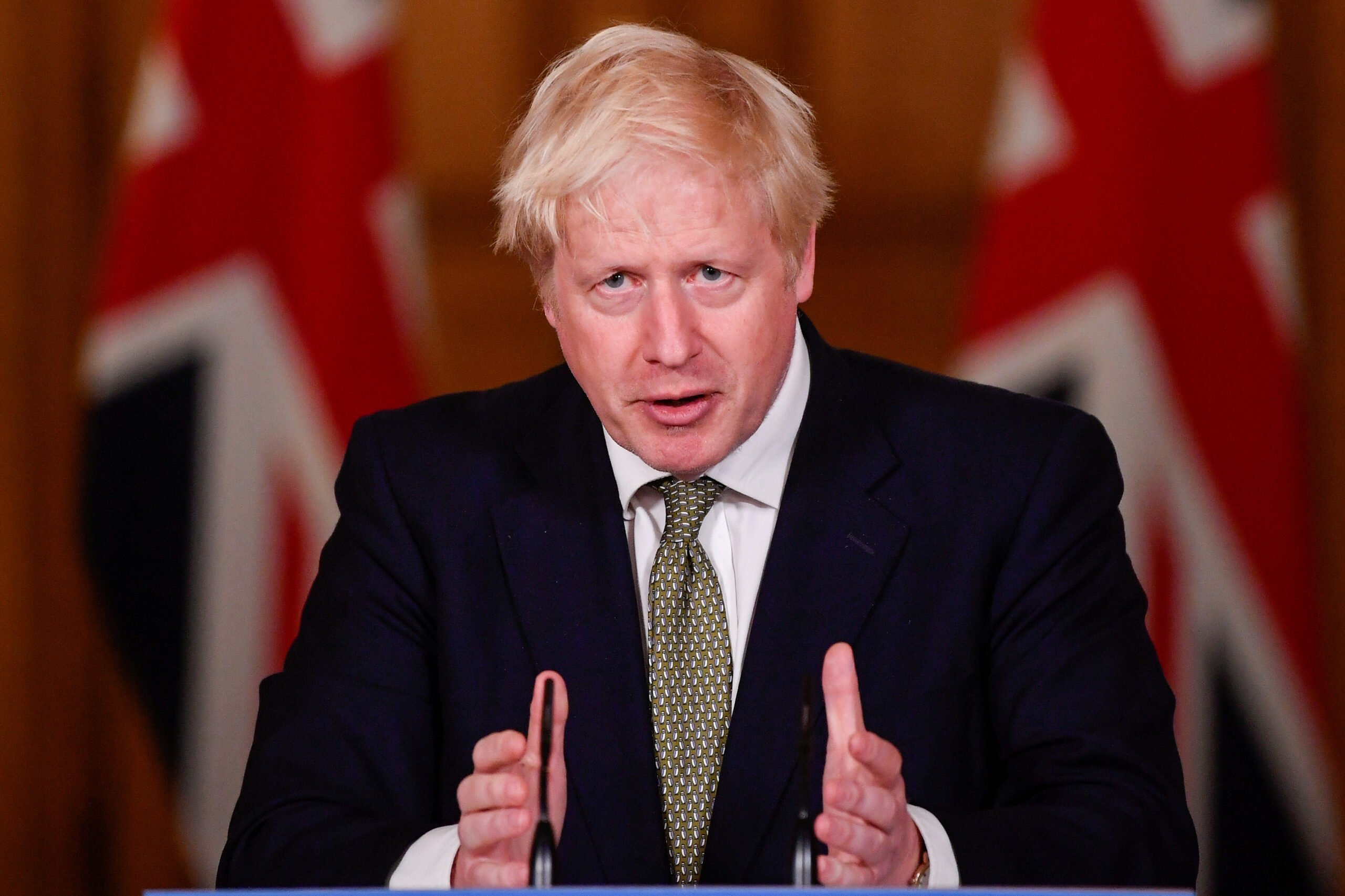 FOTO DE ARCHIVO: El primer ministro británico Boris Johnson en Londres, Reino Unido, el 12 de octubre de 2020. REUTERS/Toby Melville/Pool