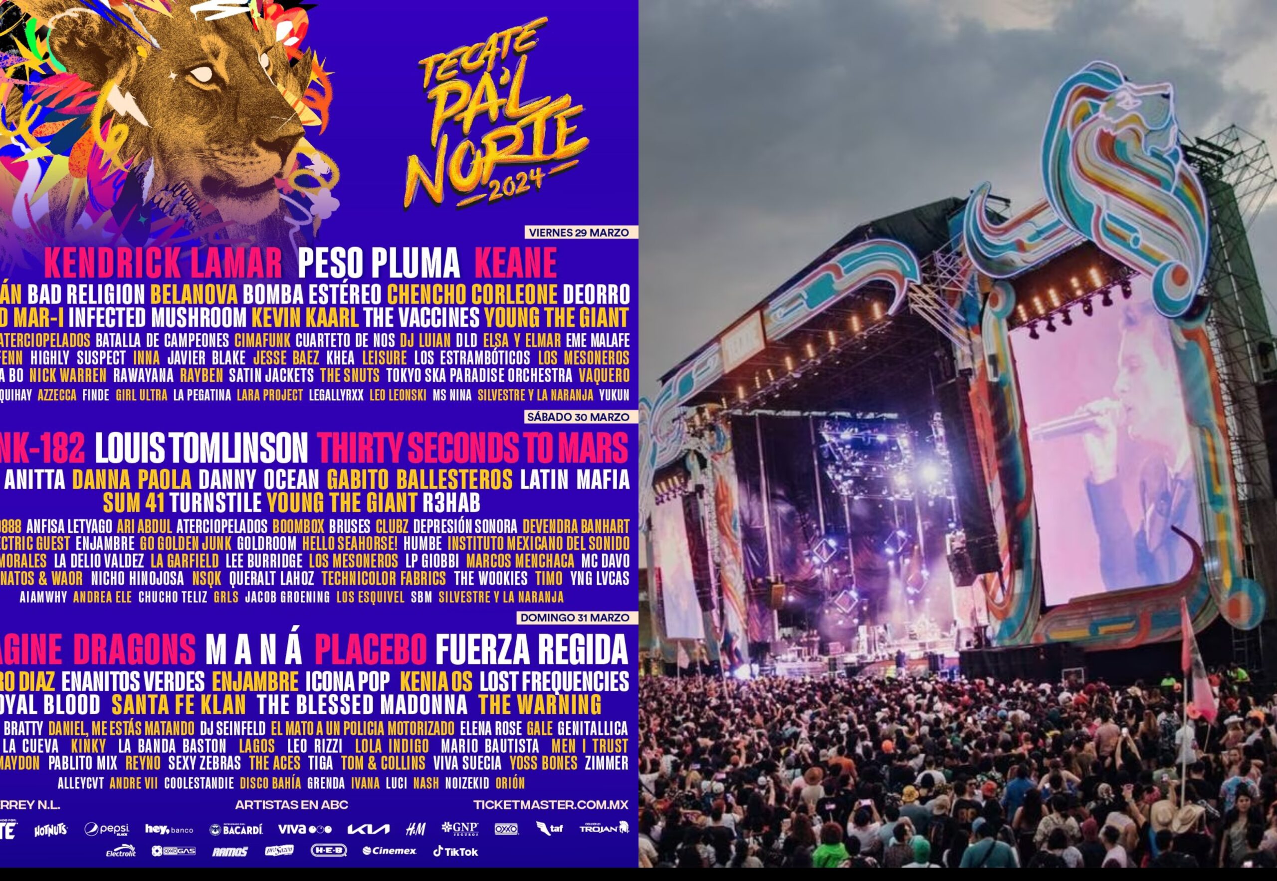 ¡Revelado el Lineup! Pal Norte 2024 promete un festival épico con Blink